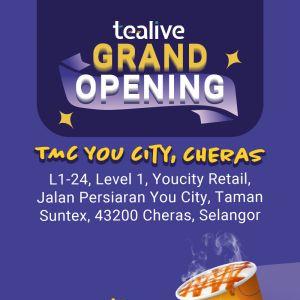 Tealive TMC You City, Cheras Grand Opening Promotion