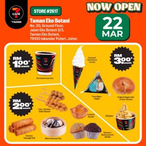 7-Eleven 7CAFe Taman Eko Botani Grand Opening Promotion
