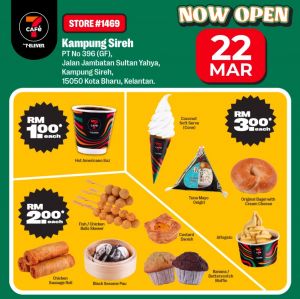 7-Eleven 7CAFe Kampung Sireh Grand Opening Promotion