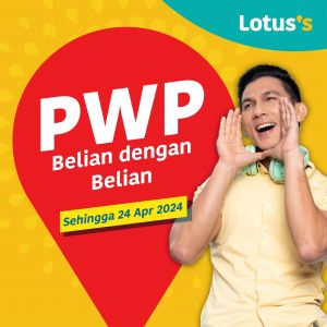 Lotus's PWP Sale: Up to 50% Off on Selected Items (28 Mar - 24 Apr 2024)