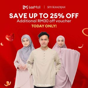 Siti Khadijah Lazada Sale Save Up To 25% OFF (28 Mar 2024)