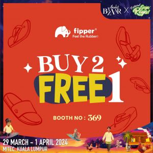 Fipper Buy 2 FREE 1 Promotion at Absolut Bazaar MITEC KL 2024 (29 Mar - 1 Apr 2024)