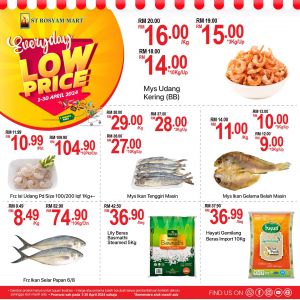 ST Rosyam Mart Everyday Low Price Promotion (1-30 Apr 2024)