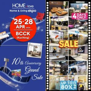 HOMElove Home & Living Expo at BCCK Kuching (25-28 Apr 2024)