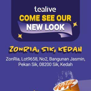 Tealive ZonRia, Sik, Kedah Re-Opens with Exciting Deals (1-7 Apr 2024)
