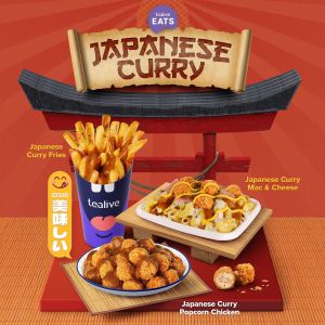 Tealive EATS Unleashes Japanese Curry Cravings! Fries, Mac & Cheese, Popcorn Chicken!