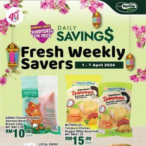 AEON MaxValu Fresh Weekly Savers Promotion (1-7 Apr 2024)