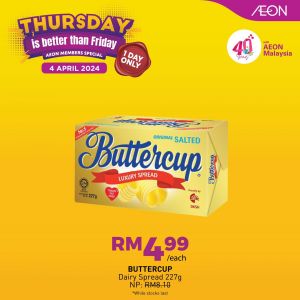 AEON Thursday is Better Than Friday Promotion (4 Apr 2024)
