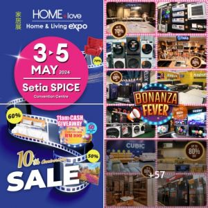 HOMElove Home & Living Expo at Setia SPICE (3-5 May 2024)
