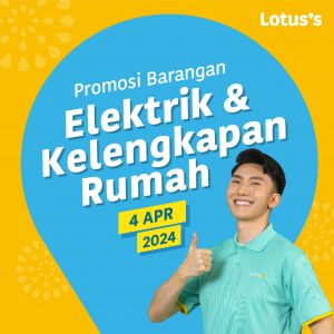 Lotus's Electrical Appliances Promotion (4-17 Apr 2024)