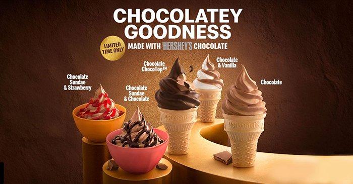 Hershey's is Back at McDonald's! New Cones, ChocoTops & Sundaes