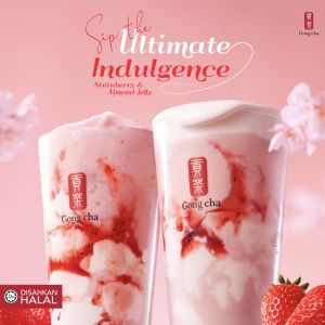 Indulge in Sweet & Nutty Bliss: Gong Cha Strawberry Almond Series