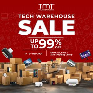 TMT Warehouse Sale - Up to 99% OFF (1-5 May 2024)