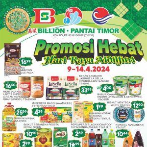 BILLION & Pantai Timor Hari Raya Promotion (9-14 Apr 2024)