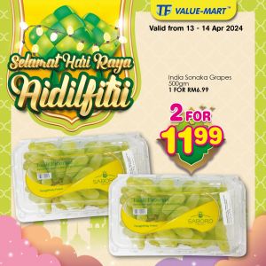 TF Value-Mart Fresh Items Weekend Promotion (13-14 Apr 2024)