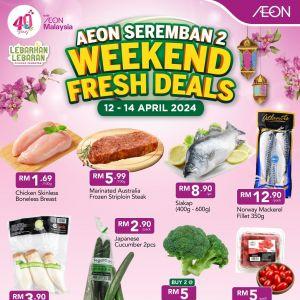 AEON Seremban 2 Weekend Promotion (12-14 Apr 2024)