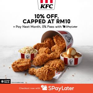 KFC 10% OFF Promotion with SPayLater