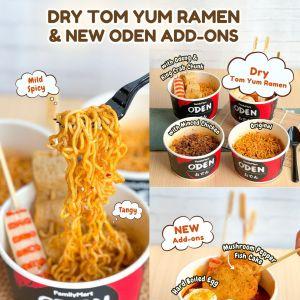 FamilyMart Dry Tom Yum Ramen & New Oden Add-Ons