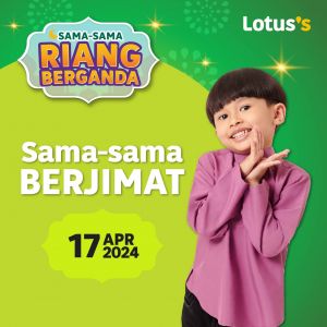 Lotus's Sama-sama Berjimat Promotion (17-24 Apr 2024)