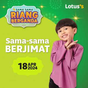 Lotus's Sama-sama Berjimat Promotion (18 Apr - 1 May 2024)
