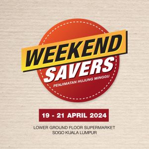 SOGO KL Supermarket Weekend Promotion (19-21 Apr 2024)