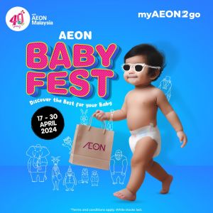 AEON Baby Fest Sale on myAEON2go (17-30 Apr 2024)