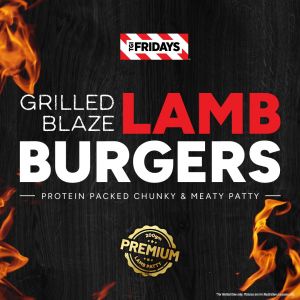 Taste the New Grilled Blaze Lamb Burgers at TGI Fridays - Discover the Flavors!