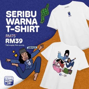 Grab Your Limited Edition ZUS Coffee Seribu Warna T-Shirt for Only RM39 - April 22-28, 2024!