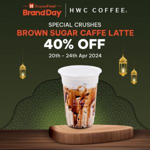 Enjoy Up to 40% Off HWC Coffee on ShopeeFood Brand Day Sale April 20-24, 2024