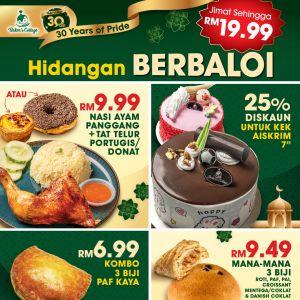 Save Up to RM19.99 with Baker's Cottage Hidangan Berbaloi Promotion!