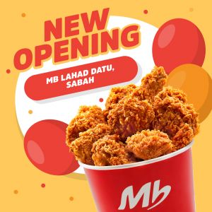 Join the Grand Opening of Marrybrown Lahad Datu, Sabah - Exclusive Deals on April 28, 2024!