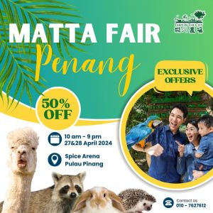 Farm In The City 50% OFF Ticket Promotion at MATTA Fair Penang | 27-28 Apr 2024