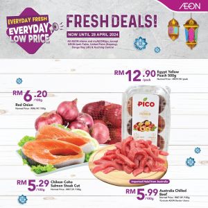 AEON Fresh Deals - Fresh Seafood, Fruits & Vegetables (Until 28 Apr 2024)