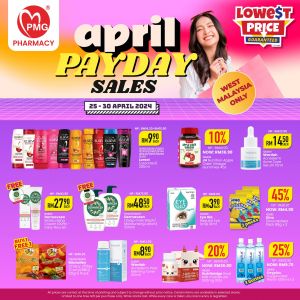 PMG Pharmacy April Payday Sale (25-30 Apr 2024)
