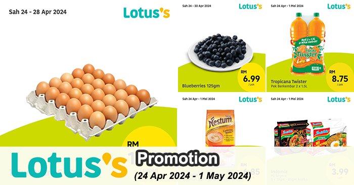 Lotus's Sama-sama Berjimat Promotion: Save Big from April 24th to May 1st, 2024