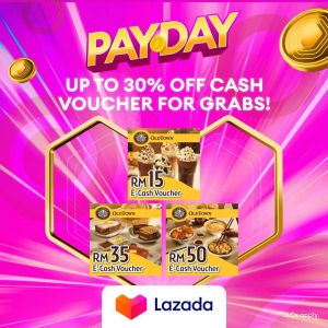 Oldtown Kopitiam Lazada Payday Sale: Up to 30% Off e-Cash Vouchers | April 24-27, 2024