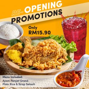 Delight in the Re-Opening Special of PenyetPenyet.Com at Sunway Carnival Mall – Delicious Deals Await!