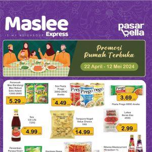 Enjoy Unbeatable Deals During Maslee's Open House Promotion (April 22 - May 12, 2024)!