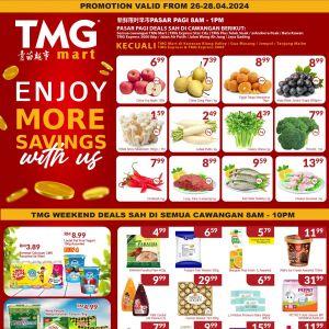 TMG Mart Weekend Deals (April 26-28, 2024): Fresh Groceries & Sweet Treats Promotion!