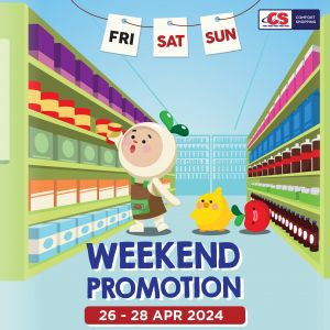 Pasaraya CS Weekend Promotion (26-28 April 2024)