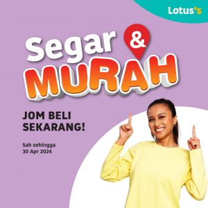 Lotus's Fresh Items Promotion (26-30 April 2024)
