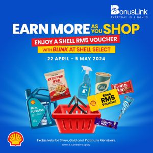 Claim Your FREE Shell RM5 Voucher with BonusLink at Shell Select - Limited Time Offer!