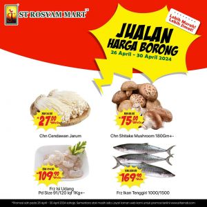 ST Rosyam Mart Jualan Harga Borong Promotion (26-30 April 2024) - Wholesale Prices for All!