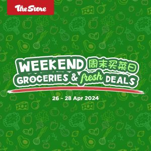 Save Big on Essentials with The Store's Weekend Promotion - April 26-28, 2024!