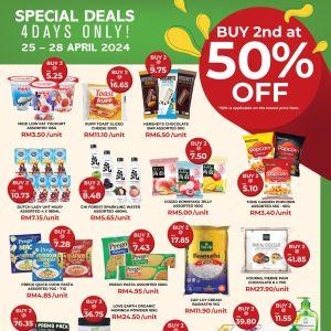 Village Grocer Buy 2nd @ 50% OFF Promotion (25-28 April 2024) - Save on Groceries!