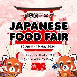 Explore Shojikiya Japanese Food Fair at The Gardens Mall - April 30 to May 19, 2024!