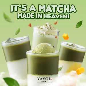 Explore YAYOI's New Matcha Drink Series - Refreshing, Tropical, and Sweet!