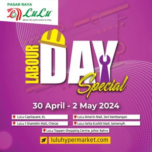LuLu Labour Day Promotion (30 April - 2 May 2024)