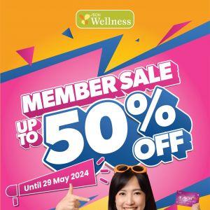 AEON Wellness Member Sale (until 29 May 2024) - Up to 50% OFF on Health & Beauty Deals!