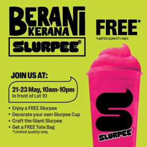 7-Eleven Promotion: FREE Slurpee at Lot 10 from 21-23 May 2024